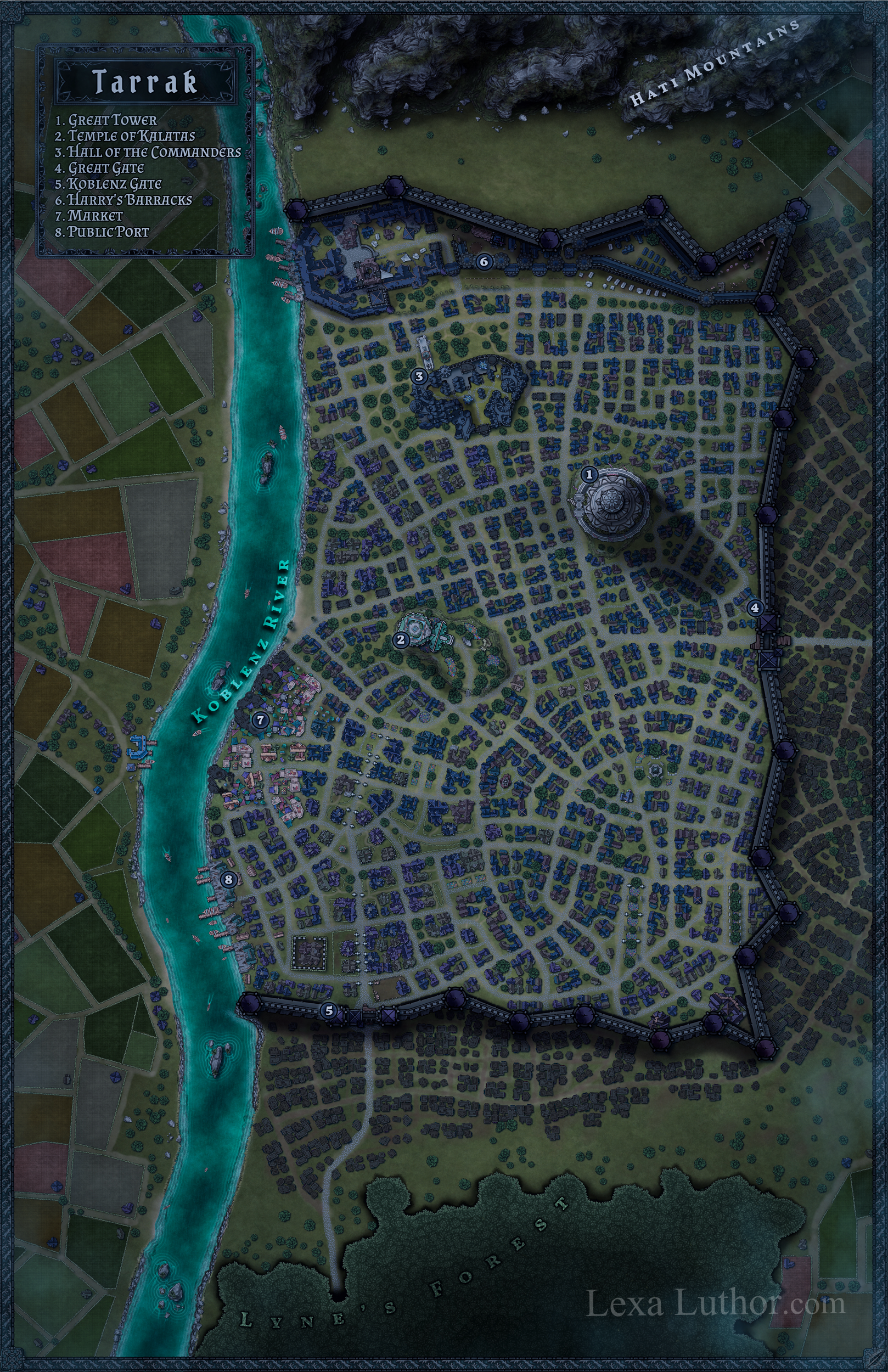 Tae Rak Map Tarrak-City-Map